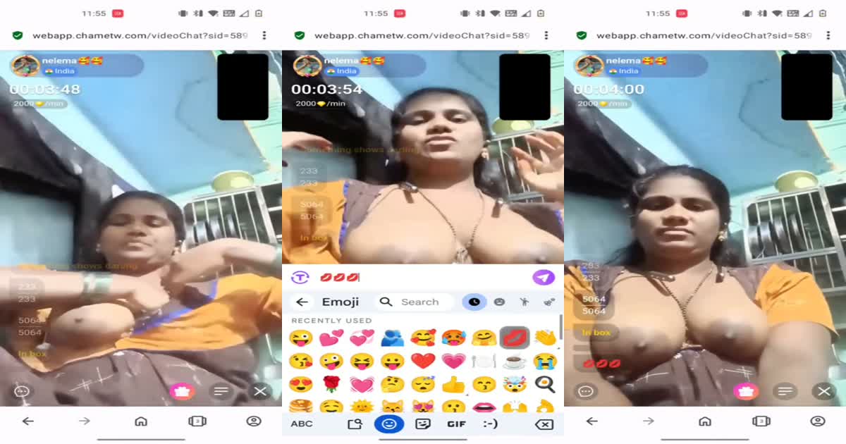 Telugu Nelema Chamet Show Boobs Video